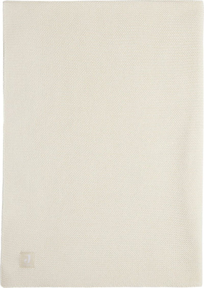 Jollein - couverture de berceau 75x100cm - couverture de berceau, couverture de berceau, couverture de bébé - tricot basique - ivoire