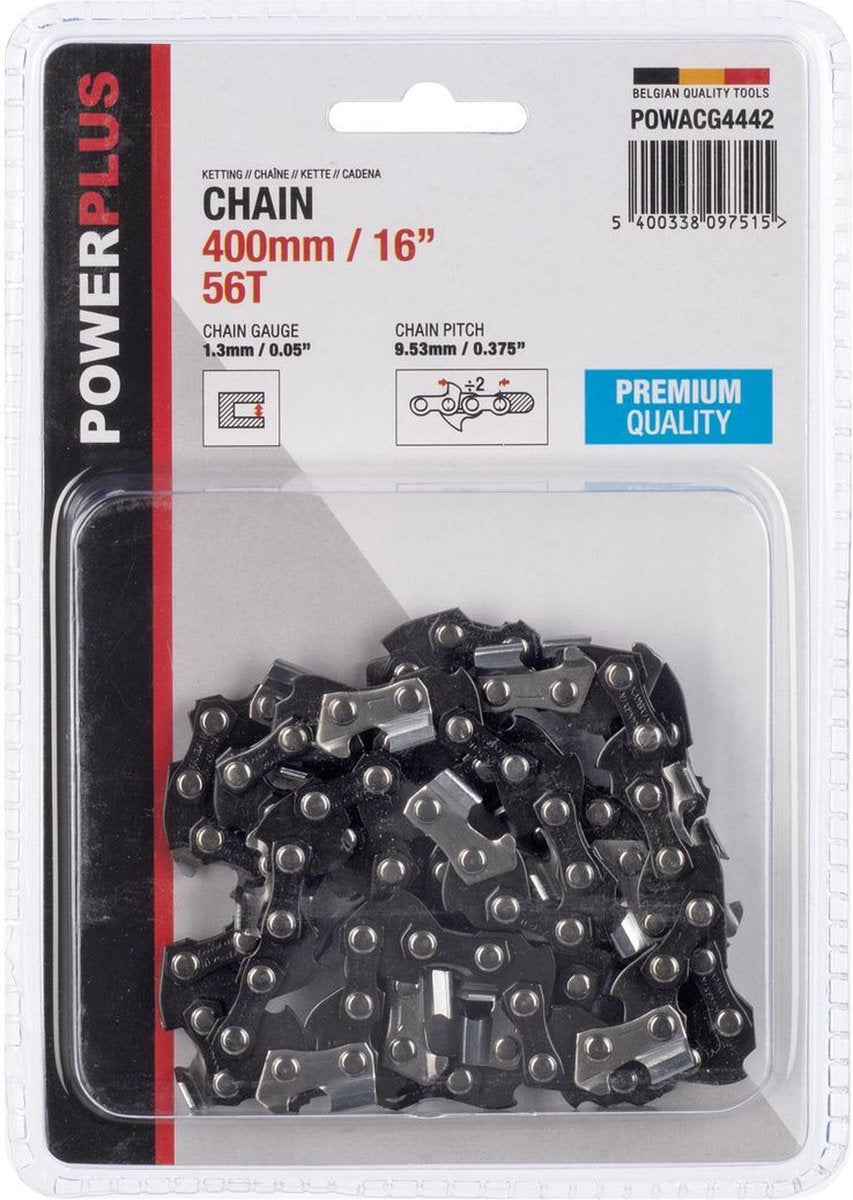 Powerplus - powacg4442 - chaîne - 16 - 400mm - 56 dents - premium