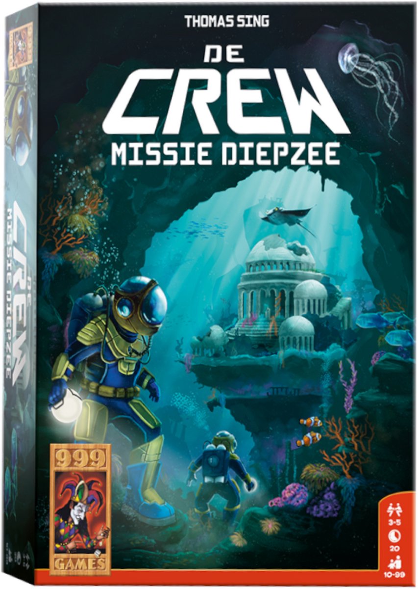 999 Games de Crew Mission Diepzee Card Game