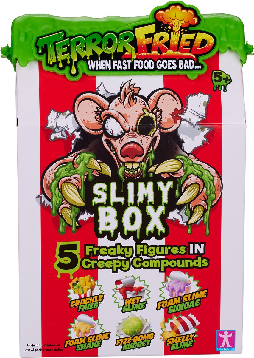 Terreur a frit la boîte de slime