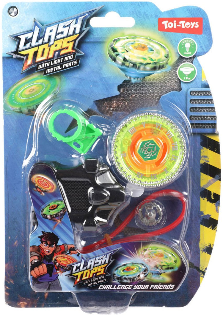 TOI-TOYS Metal Tol Tol Gyro Bataille avec la lumière