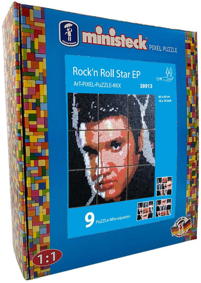 Ministeck mosaïque art rockstar ep xxl boîte 5500 pièces jouets créatifs.
