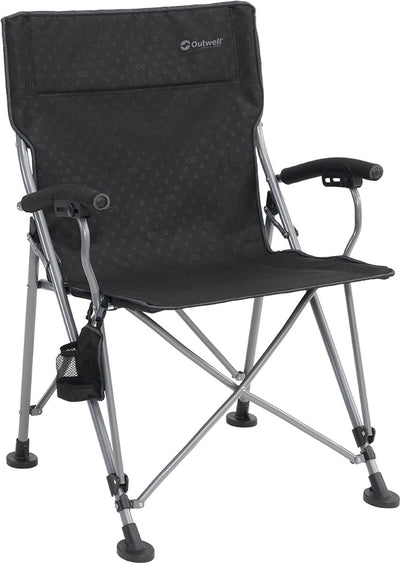Outwell campo xl chaise de camping chaise pliante noir 97 x 67 x 67 cm