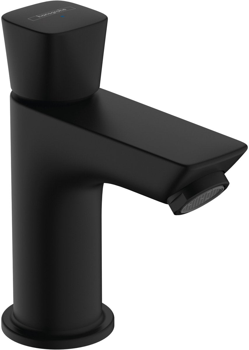Hansgrohe Logis - fontaine - sans vidage - 80 mm - pour eau froide - noir mat