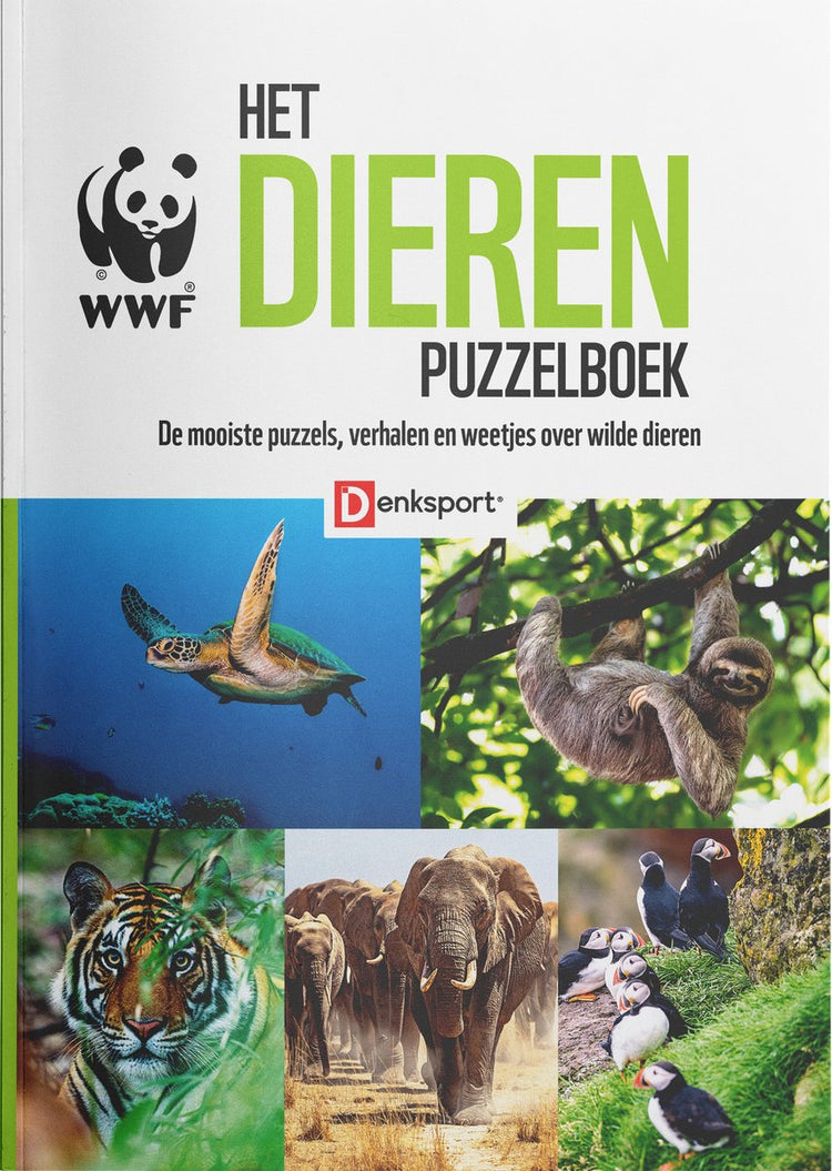 Mind sport - le livre de puzzles d'animaux du WWF