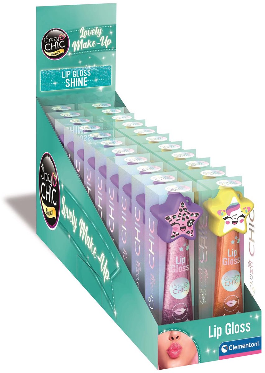 Clementoni Crazy Chic Lip gloss Star Purple Jaune
