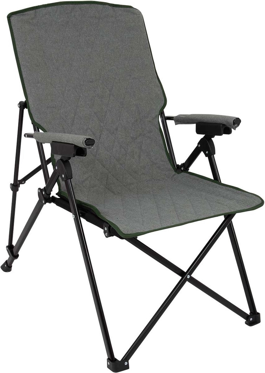 Bo-camp - industriel - chaise pliante - stanwix - 4 positions - vert