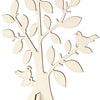 Arbre en bois de la compagnie de crétiv avec pied