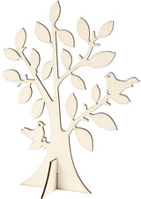 Arbre en bois de la compagnie de crétiv avec pied - afbeelding 1