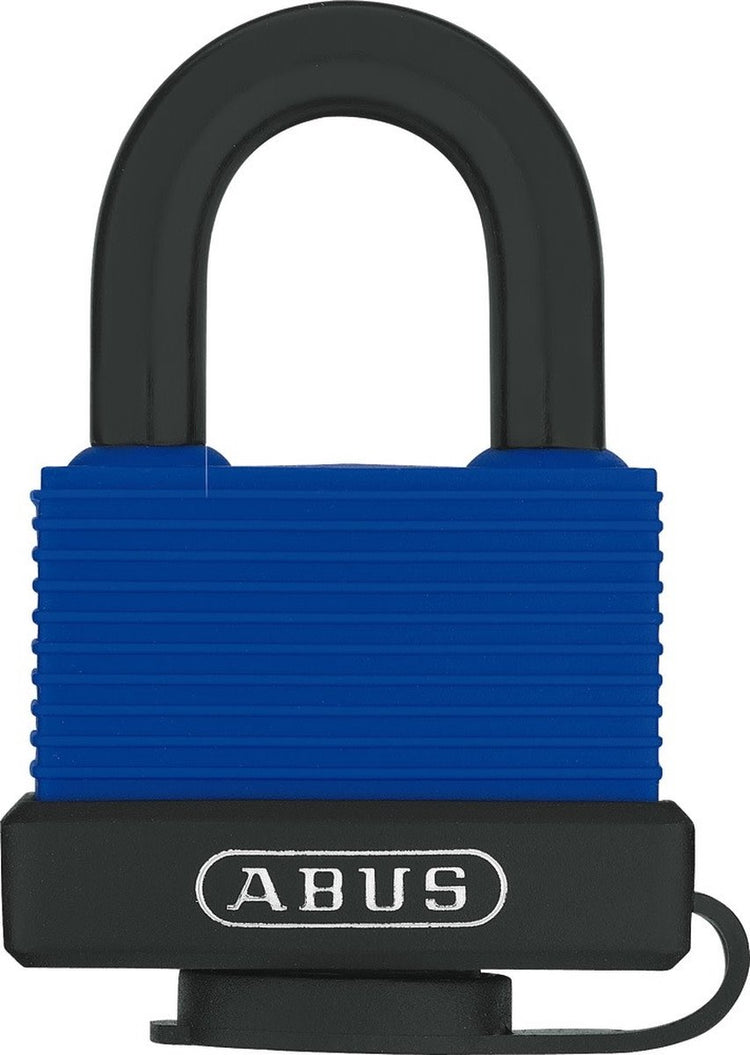 Cadenas Abus - 49 mm - anse en laiton inox - gaine plastique (sous blister)