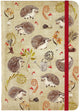 Carnet compact Peter Pauper - hérissons - avec fermeture élastique - 13x18 cm