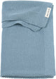 Meyco couverture de berceau mini relief bébé - bleu jeans - 75x100cm - 1,0 tog