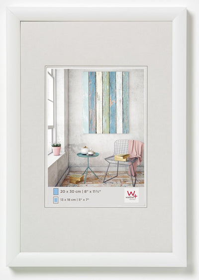 Walther trendystyle - cadre en plastique - format photo 15x20 cm - blanc