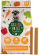 Garden Bites duvoplus - bâtonnets fruités doux snacks pour chiens - friandises pour chiens - végétarien sans gluten - senior moyen 14pcs