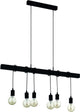 Lampe suspendue Eglo townshend - e27 - 100 cm - noire