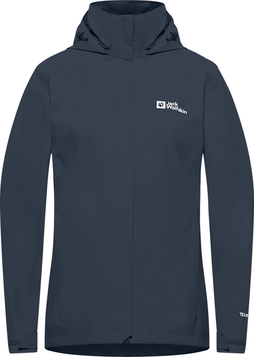 Veste outdoor femme Jack wolfskin trailtime 2l jkt - ciel de minuit
