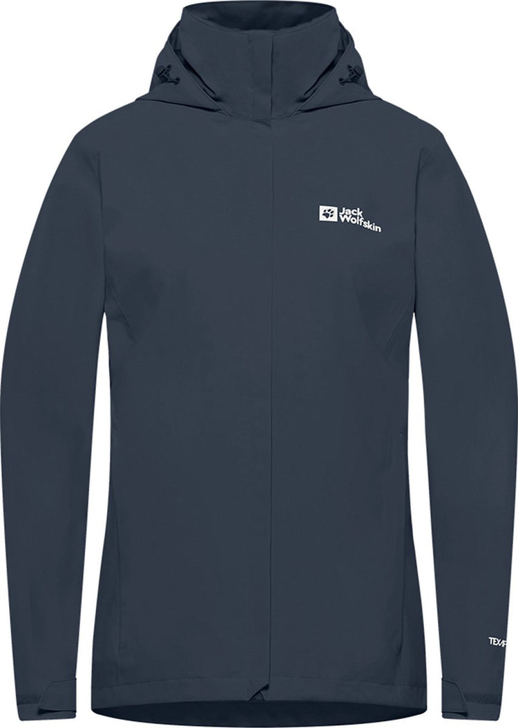 Veste outdoor femme Jack wolfskin trailtime 2l jkt - ciel de minuit