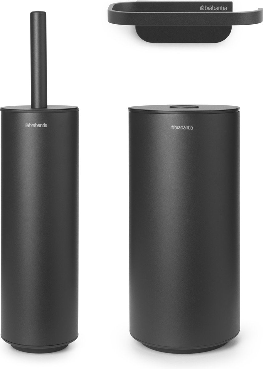 Accessoires de toilette Brabantia mindset - 3 pièces - gris infini minéral