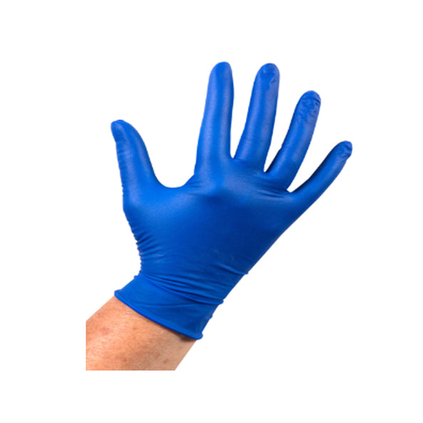 Gant confort latex bleu non poudré xl (100 pièces)