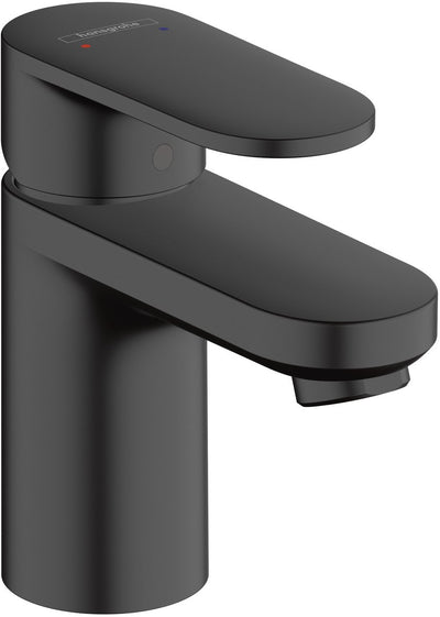 Mélange de vernis Hansgrohe - mitigeur de lavabo - commande monocommande - sans vidage - taille 70 mm - noir mat