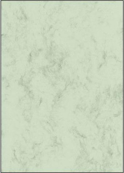 Papier design Sigel - a4 - vert marbre - 200 grammes - 50 feuilles - si-dp552