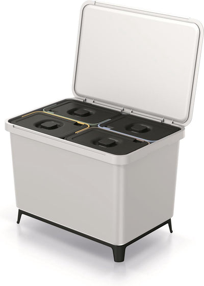 Prosperplast - poubelle keden systema - 4x10l - blanc