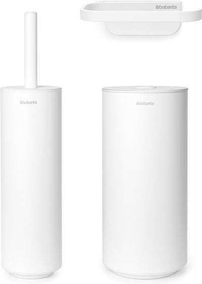 Accessoires de toilette Brabantia mindset - 3 pièces - blanc frais minéral