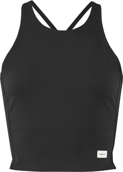 Craft collective cropped singlet w chemise de sport femme - noir