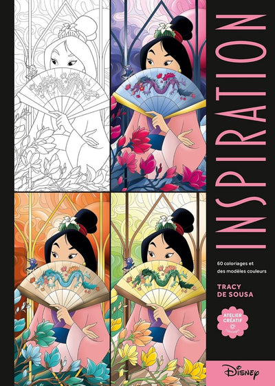 Hachette héros inspirations - disney - - livre de coloriage pour adultes et enfants
