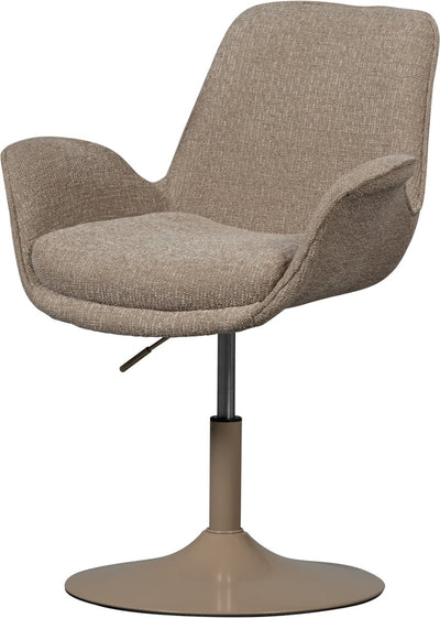 Chaise de salle à manger réglable en hauteur Woood marten - sable - 90x70x66