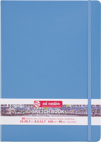 Talens art création carnet de croquis bleu 21 x 29,7 cm 140 g 80 feuilles
