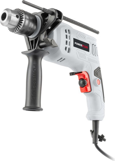 Perceuse à percussion électrique Powerplus POWC10110 - 2 en 1 : perceuses et marteaux perforateurs, perceuse 550 W, vis gauche et droite