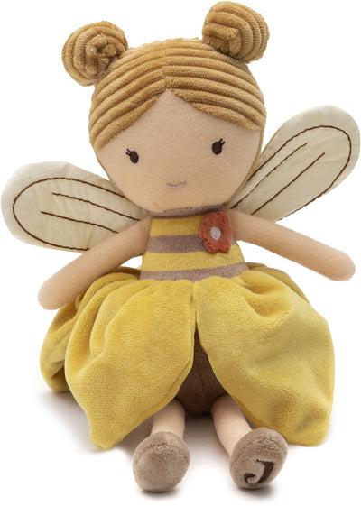 Poupée en peluche Jollein - lys d'abeille - tissu doux - abeille