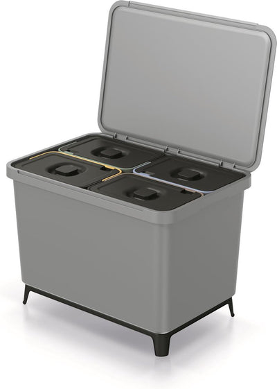 Prosperplast - poubelle keden systema - 4x10l - gris