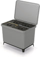 Prosperplast - poubelle keden systema - 4x10l - gris