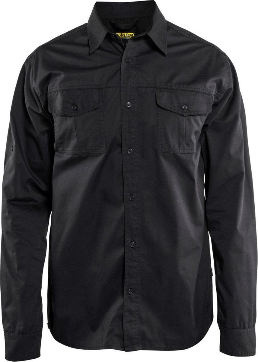 Blåkläder blaklader 3298 chemise de travail sergé noir