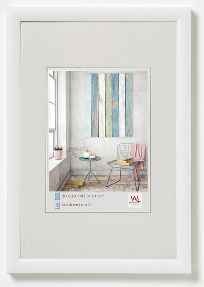 Walther trendystyle - cadre en plastique - format photo 40x50 cm - blanc