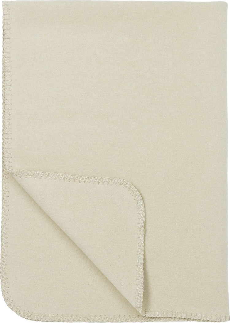 Couverture de berceau Meyco baby uni - tissée - sable - 100x150cm - 1,0 tog