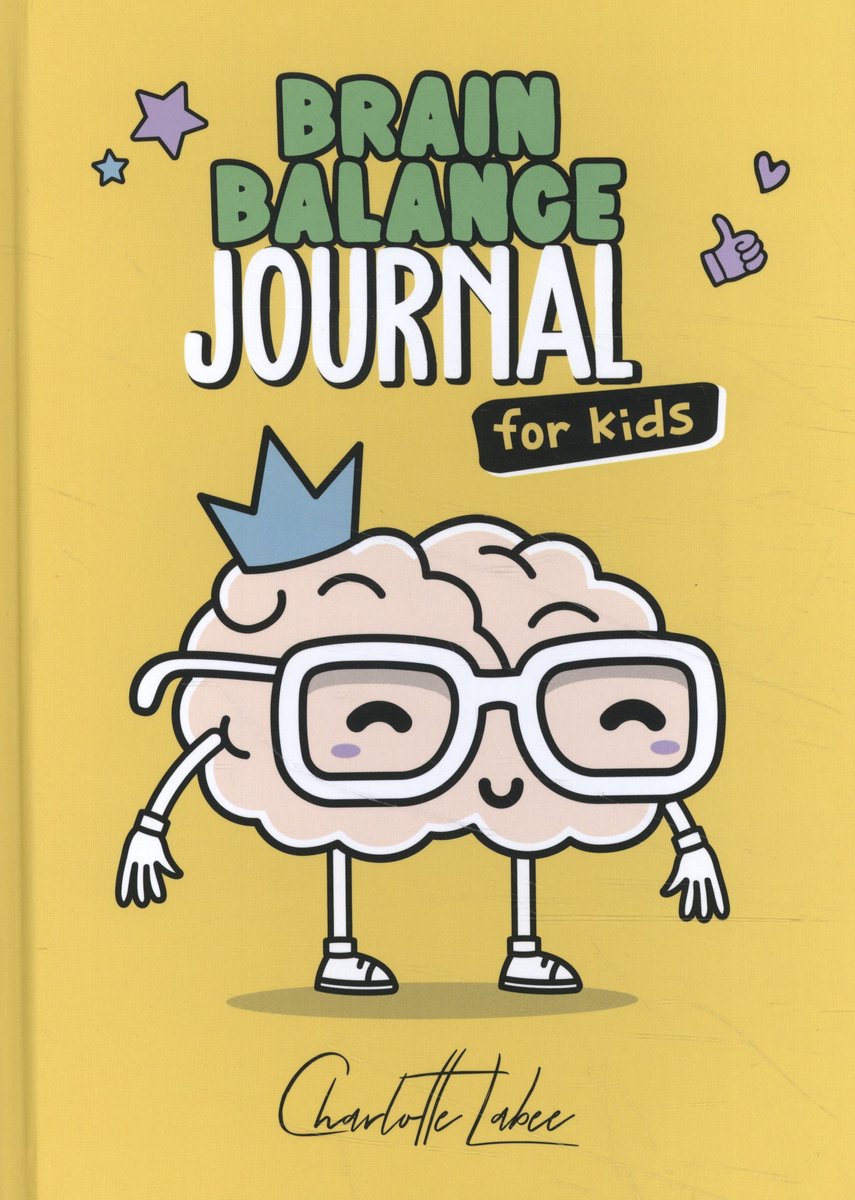 Journal d'équilibre cérébral sans marque et sans marque pour enfants