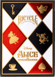 Bicycle Disney - Alice au pays des merveilles - cartes à jouer premium - poker - créatifs - objets de collection