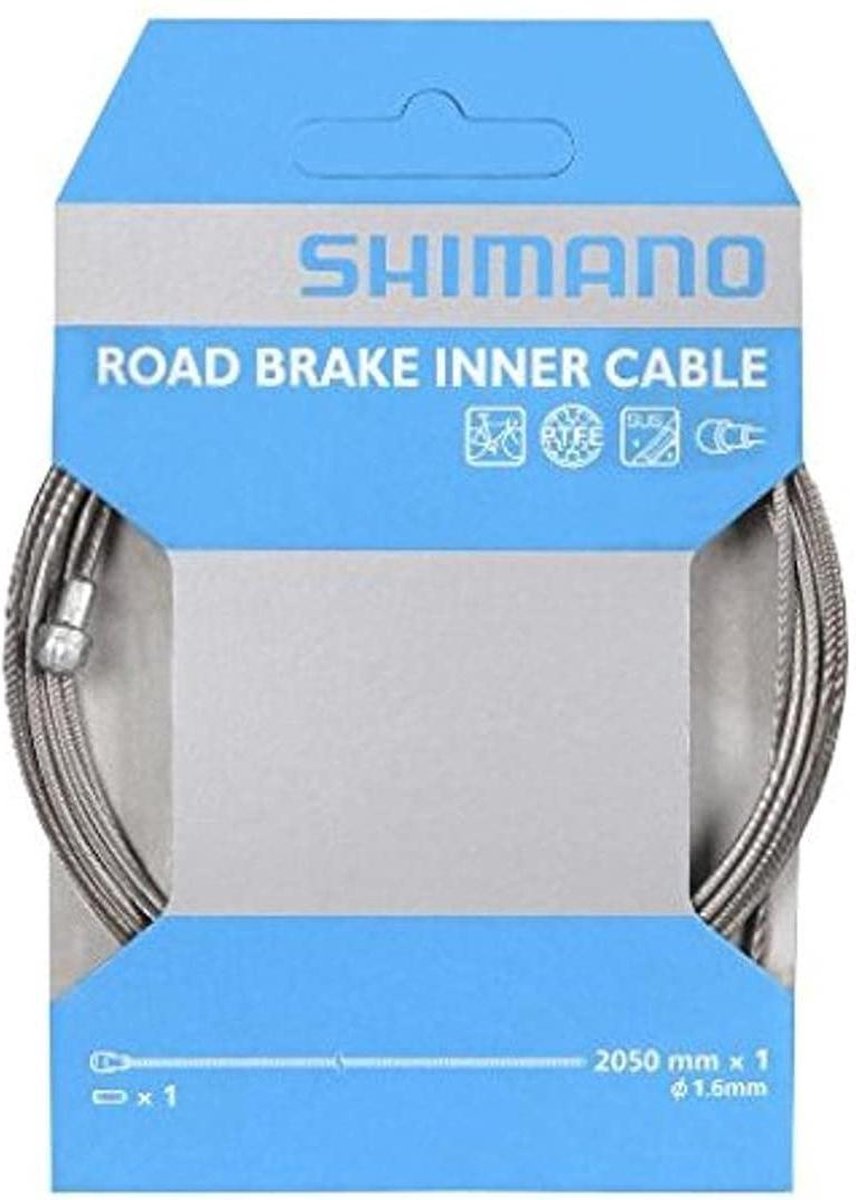 Câble intérieur de frein Shimano road sil-tec 1,6 mm x 2050 mm