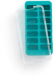 Bac à glaçons Lékué avec couvercle - rectangle - turquoise
