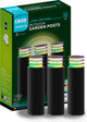 Éclairage de jardin extérieur intelligent Calex 24 V - lot de 3 spots de sol intelligents - lampe sur pied avec lumière RVB et blanc chaud - noir
