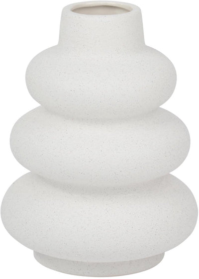 Arti Casa Vase Light Design Moderne - Vase décoratif pour Fleurs et intérieur - Vase Rond de Forme Organique - ø14,5 x 19 cm