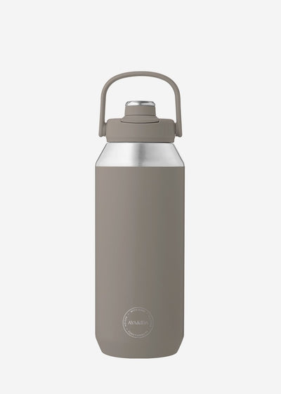 Aya ida aya ida - bouteille de sport - gourde - bouteille thermos - bouteille d'eau - acier inoxydable - 950 ml - bois flotté