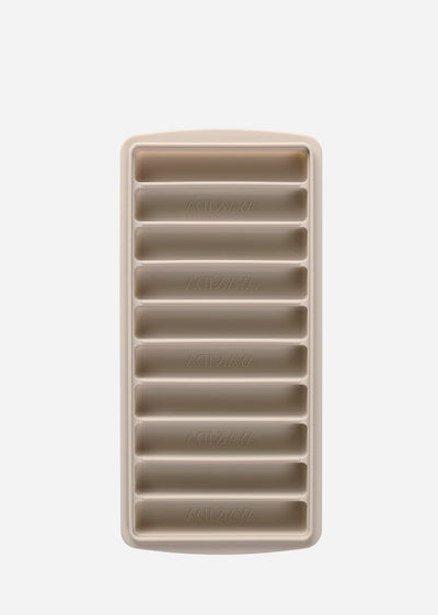 Aya ida aya ida - bac à glaçons - moule à glaçons - moule à glaçons en silicone avec couvercle - sans BPA - réutilisable - glaçons allongés pour bouteilles - boissons froides - beige crème