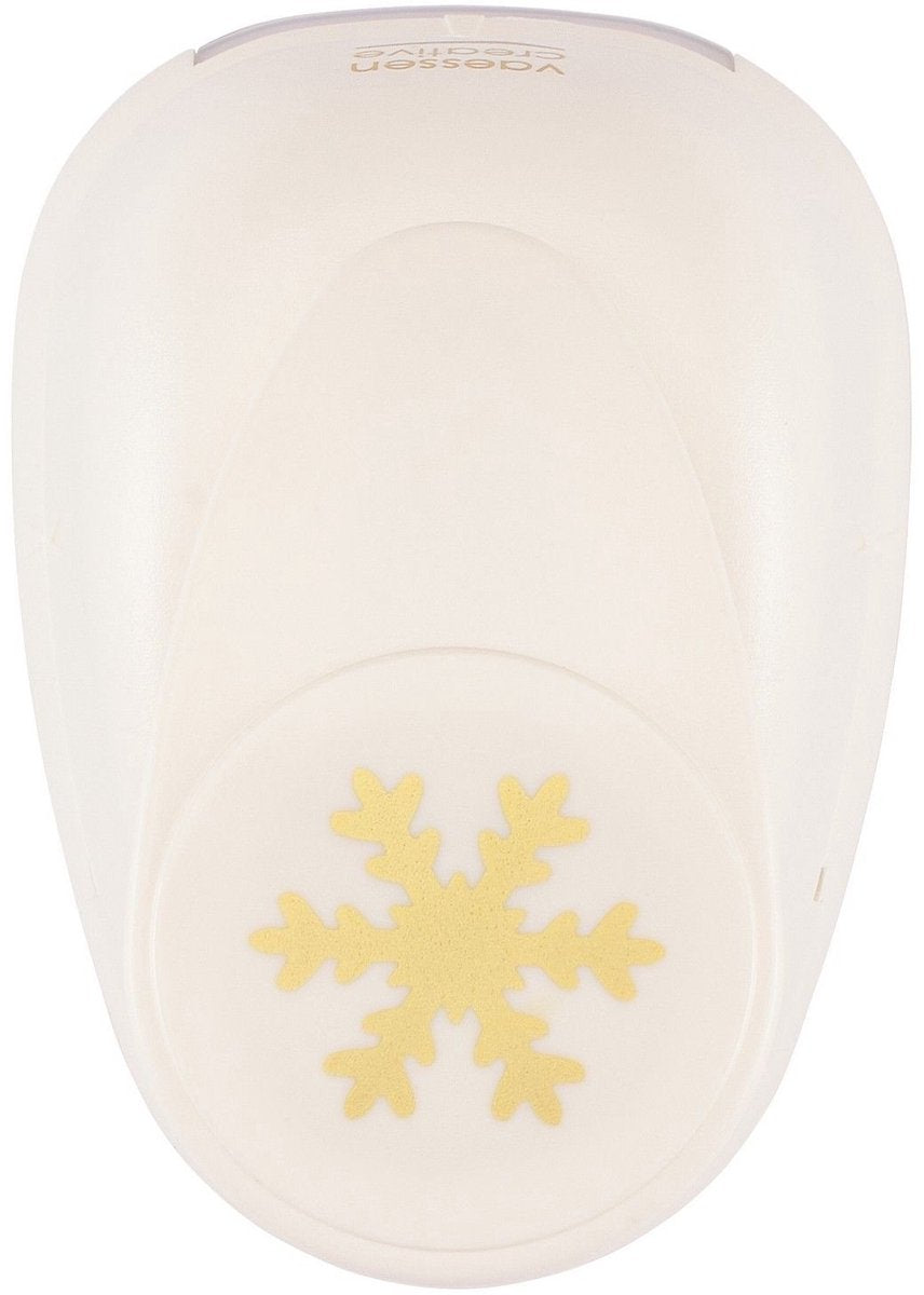 Vaessen creative punch - perforatrice figurine - flocon de neige - 3,3 x 3,8 cm