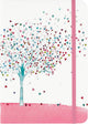 Carnet compact Peter Pauper - arbre de coeur - avec fermeture élastique - 13x18 cm