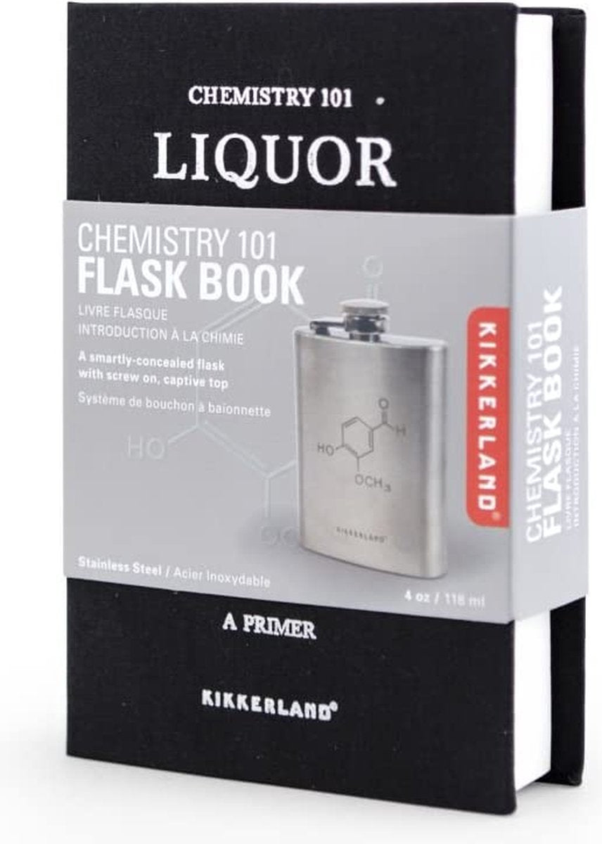 Flasque en cuir Kikkerland - 200 ml - gourde - extérieur
