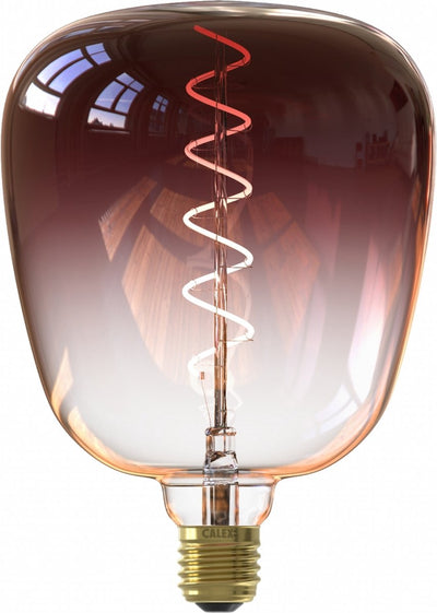 Calex kiruna couleurs marron - lampe LED e27 - source de lumière à filament dimmable - 5w - lumière blanc chaud
